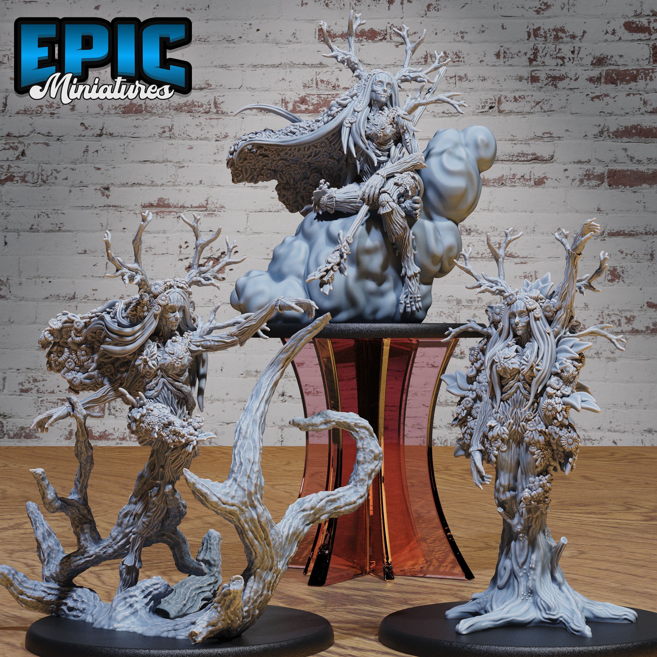 Treant Female Set / Twig Creature / Branch Beast / Woodland Guardian / Forest Spirit / Sentient Tree / Nature Guard / Swamp Army